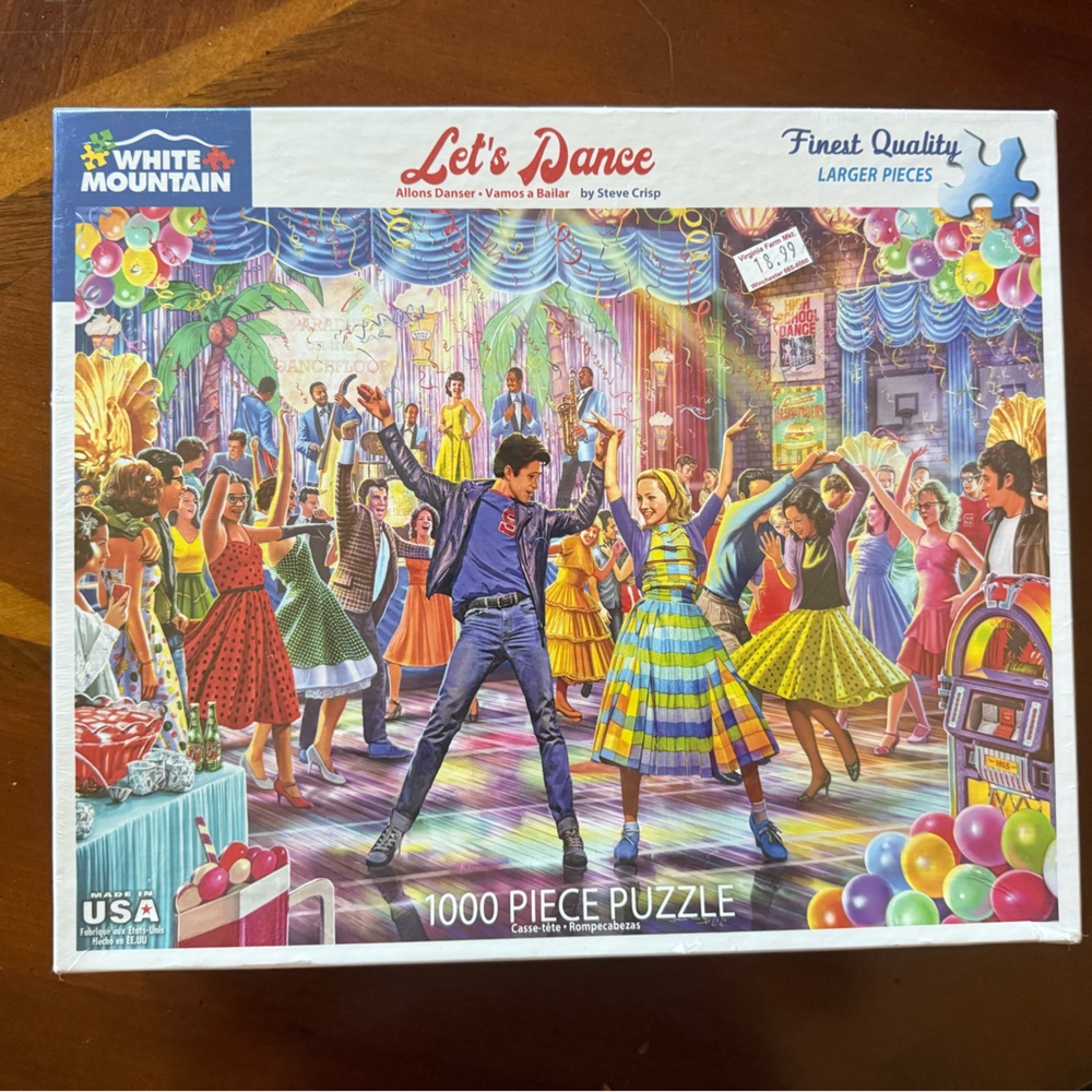 White Mountain Let's Dance Vibrant Puzzle